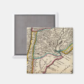 Kaart van Chili, Patagonia, La Plata Magneet (Voorkant / Achterkant)