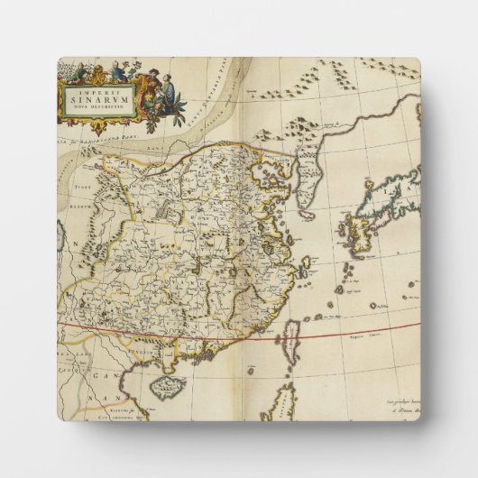 kaart van China | 1662 Fotoplaat (Voorkant)