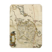 kaart van China | 1662 Magneet (Verticaal)