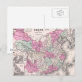  kaart van China (1862) (Voorkant / Achterkant)