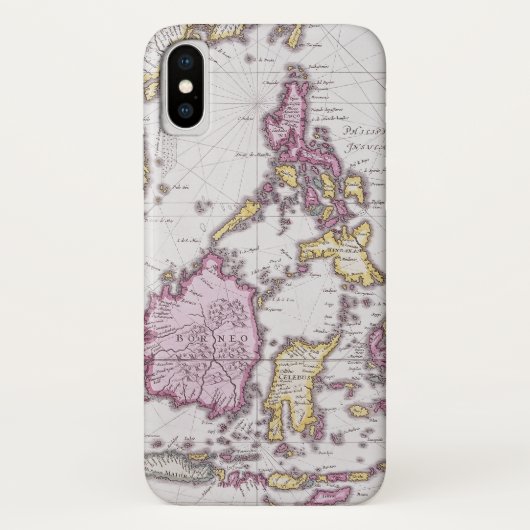 Kaart van China en Indonesië | 1710 Case-Mate iPhone Case (Achterkant)
