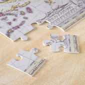 Kaart van China en Indonesië | 1710 Legpuzzel (Zijkant)