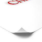 Kaart van China-Poster Perfect Poster (Hoek)