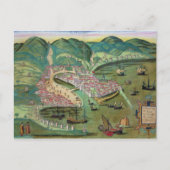 Kaart van Chios, van "Civitates Orbis Terrarum" do (Voorkant)