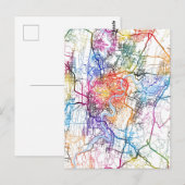 Kaart van Chongqing China (Voorkant / Achterkant)