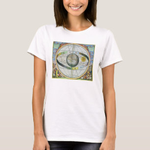 Kaart van Christelijke sterrenstelsels, van 'The C T-shirt