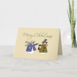 Kaart van Christmas Snow Friends