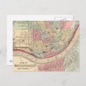 kaart van Cincinnati (1780) (Voorkant / Achterkant)