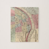  kaart van Cincinnati (1780) Legpuzzel (Verticaal)