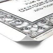  kaart van Cincinnati, 1864 Poster (Hoek)