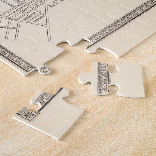  kaart van Cincinnati OH (1872) Legpuzzel (Zijkant)