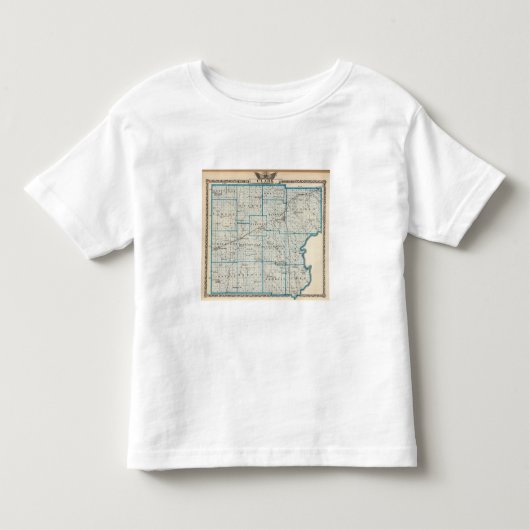 Kaart van Clark County Kinder Shirts (Voorkant)
