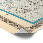 Kaart van Clark County Poster (Hoek)