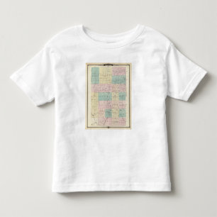 Kaart van Clark County, staat Wisconsin Kinder Shirts