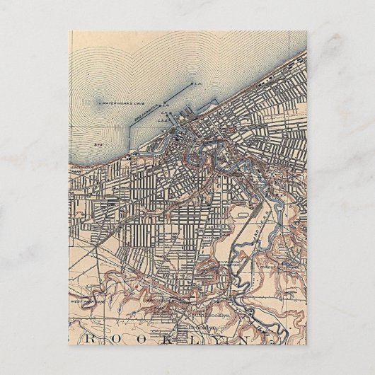  kaart van Cleveland (1904) (Voorkant)