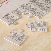  kaart van Cleveland OH (1892) Legpuzzel (Zijkant)