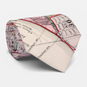  kaart van Cleveland OH (1892) Stropdas (Opgerold)