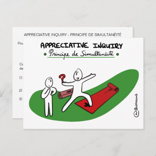 Kaart van Coaching "AI - Simultaniteitsprincipe" (Voorkant / Achterkant)