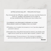 Kaart van Coaching "AI - Simultaniteitsprincipe" (Achterkant)