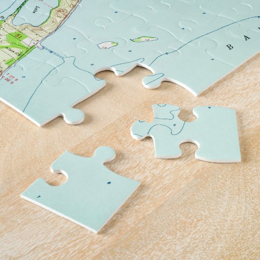 kaart van Cocoa Florida (1949) Legpuzzel (Zijkant)