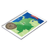 Kaart van Colombia Notitieboek (Linkerzijde)