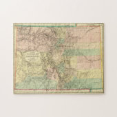  kaart van Colorado (1872) Legpuzzel (Horizontaal)