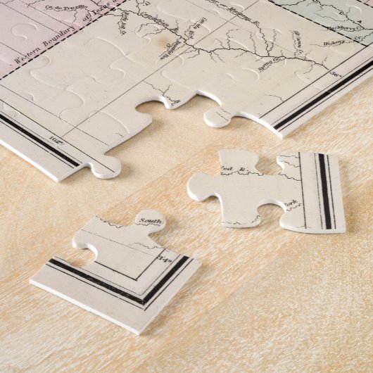  kaart van Colorado (1873) Legpuzzel (Zijkant)