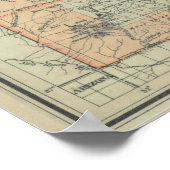  kaart van Colorado (1881) Poster (Hoek)