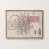  kaart van Columbus Ohio (1868) Legpuzzel (Horizontaal)