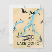 Kaart van Como Italië (Voorkant)