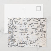 kaart van Connecticut (Voorkant / Achterkant)