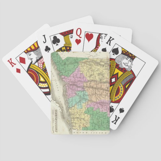  kaart van Connecticut (1827) (Achterkant)