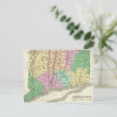  kaart van Connecticut (1827) (Staand voorkant)