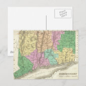  kaart van Connecticut (1827) (Voorkant / Achterkant)