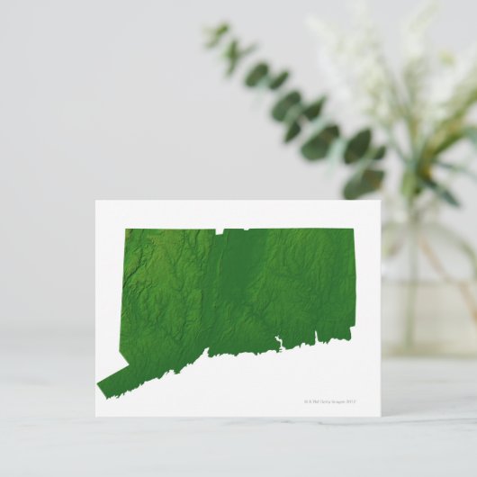 Kaart van Connecticut 2 (Staand voorkant)