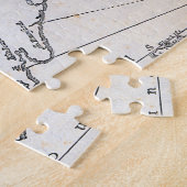  kaart van Connecticut Legpuzzel (Zijkant)