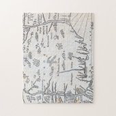  kaart van Connecticut Legpuzzel (Verticaal)