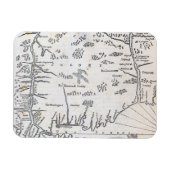  kaart van Connecticut Magneet (Horizontaal)