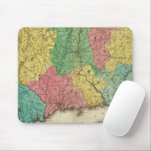 Kaart van Connecticut Muismat (Met muis)