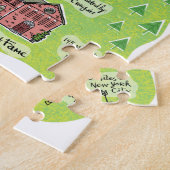 Kaart van Cooperstown, New York, Puzzle Legpuzzel (Zijkant)