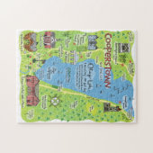 Kaart van Cooperstown Puzzle, 250 stuks Legpuzzel (Horizontaal)
