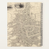 Kaart van Cork, Ierland Planner (Achterkant)