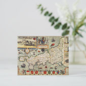 Kaart van Cornwall (Staand voorkant)