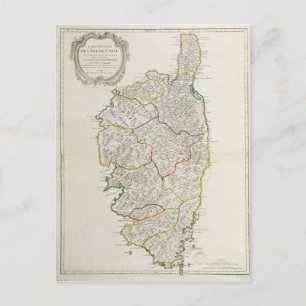 Kaart van Corsica