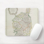 Kaart van Corsica Muismat (Met muis)