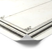  kaart van Costa Rica (1851) Poster (Hoek)