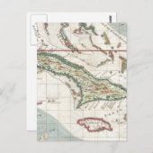  kaart van Cuba en Jamaica (1763) (Voorkant / Achterkant)