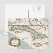kaart van Cuba en Jamaica (1763) (Voorkant / Achterkant)