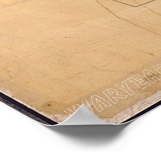 Kaart van Cumberland Gap Poster (Hoek)