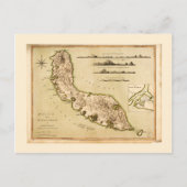 Kaart van Curaçao, Kleine Antillen (1794) (Voorkant)